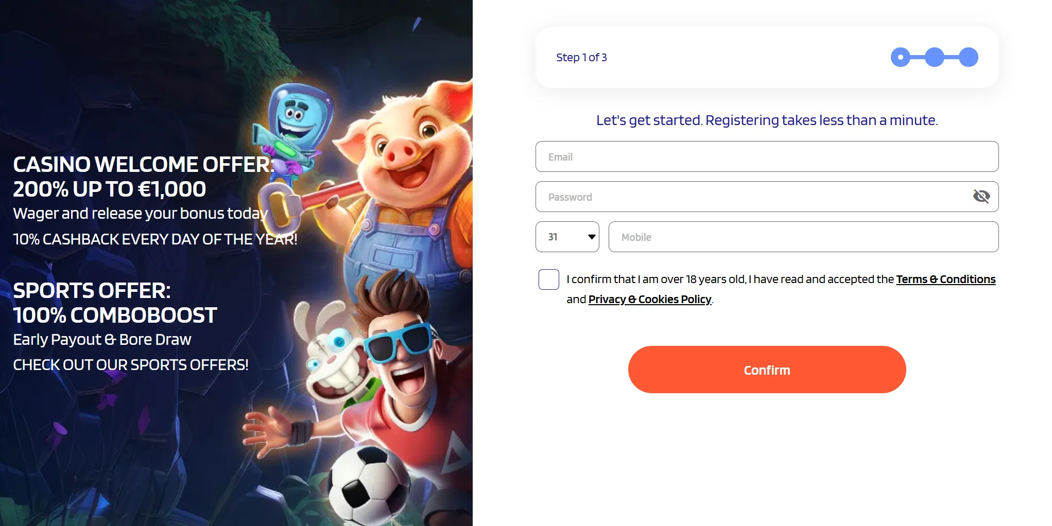 vincobets casino login